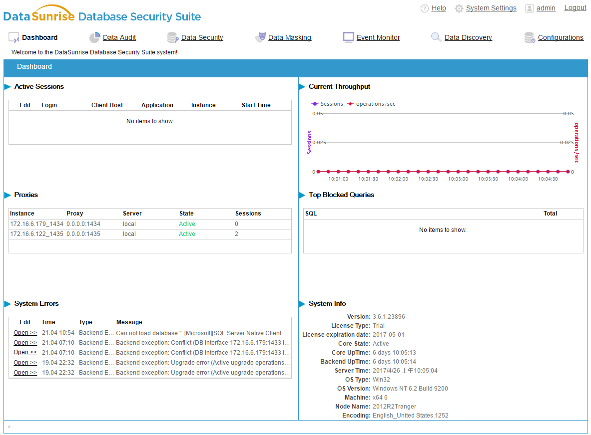 GUI interface